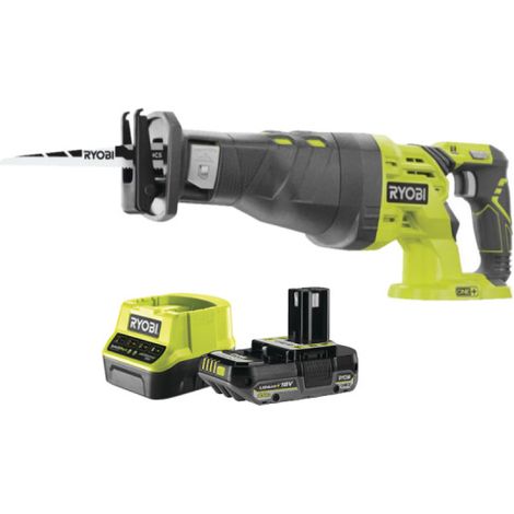 Pack RYOBI Scie sabre R18RS-0 - 18V One+ - 1 Batterie 2.0Ah - 1 Chargeur rapide (1/5)