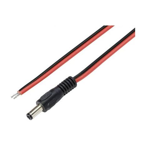 TRU COMPONENTS TC-9556652 Câble de raccordement basse tension DC mâle - extrémité(s) ouverte(s) 5.5 (1/3)