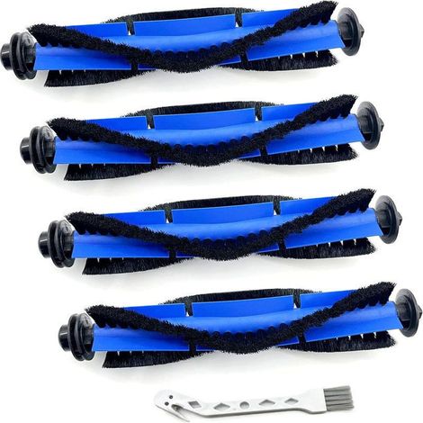 Ensemble de 4 brosses principales de balayeuse, eufy accessoires de balayeuse pour 11s 15C 30C 35c accessoires de balayeuse (1/4)