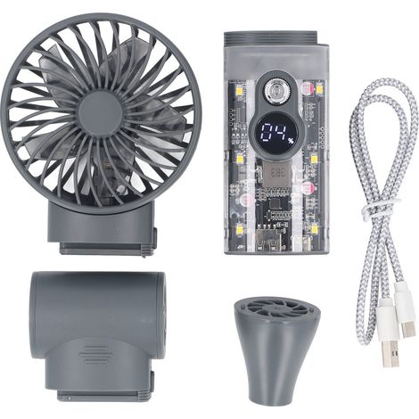 Petit souffleur à jet d'air portable 2 en 1 à plusieurs vitesses, idéal pour le bureau, le clavier d'ordinateur et les activités sportives en extérieur.