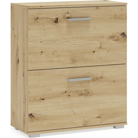 Zapatero Cirveso 121, Roble Artisan, 70x82x32cm, Aglomerado laminado
