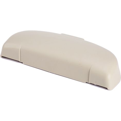 Étui de rangement pour lunettes de soleil, support de voiture intérieur, boîte de stockage beige portable pour auto (1/3)