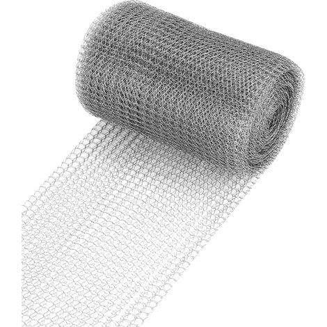 Roll of Metal Mesh, Stainless Steel, Fine Mesh 127mm, Rodent-Proof, Garden Protection (1/5)
