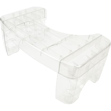 Tabouret de toilette portable, marchepied antidérapant pour enfants, transparent, pour salle de bain. (1/5)