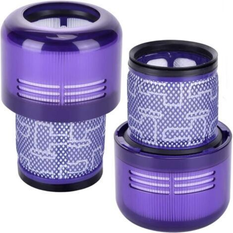 Lot de 2 filtres pour aspirateur Dyson V11 V15 SV14 SV22 - Lavable - Compatible avec Absolute Animal Detect Cyclone Extra Pro Torque Drive - Pièces de rechange (1/5)