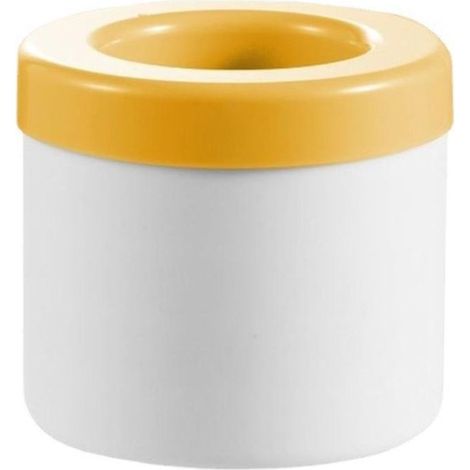 Moule à glace en silicone avec couvercle, seau à glace portable et bac à glaçons cylindrique pour la préparation de glaçons maison (1/5)