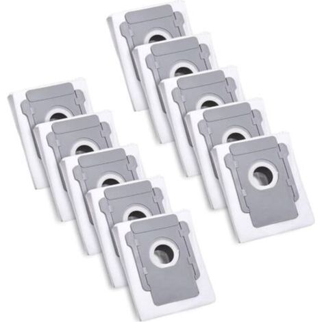 Lot de 10 sacs sous vide compatibles avec Roomba série I et J - Lot de 10 sacs sous vide pour aspirateur robot j5+ j6+ j7+ j8+ j9+ i1+ i2+ i3+ i4+ i5+ i6+ i7+ i8+ (1/4)