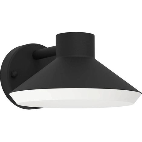 Applique Esterno Moderna Ninnarella Acciaio Nero Policarbonato Bianco Gu10 (1/3)