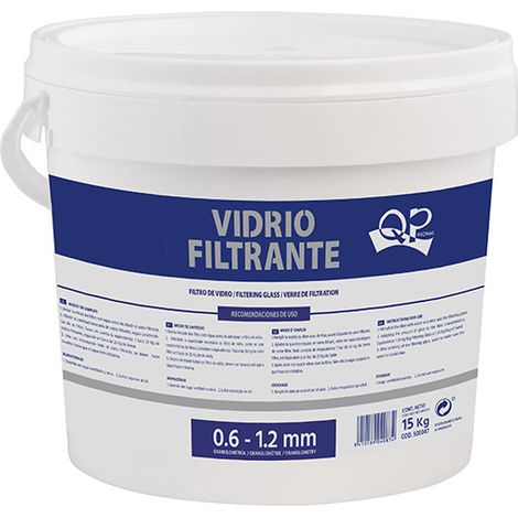 Vidrio Filtrante 0,6-1,2 Mm 15 Kg