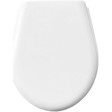 Coprivaso Mod. Portofino in Durolux antigraffio bianco cerniere in plastica regolabili con paracolpi antiscivolo (1/2)