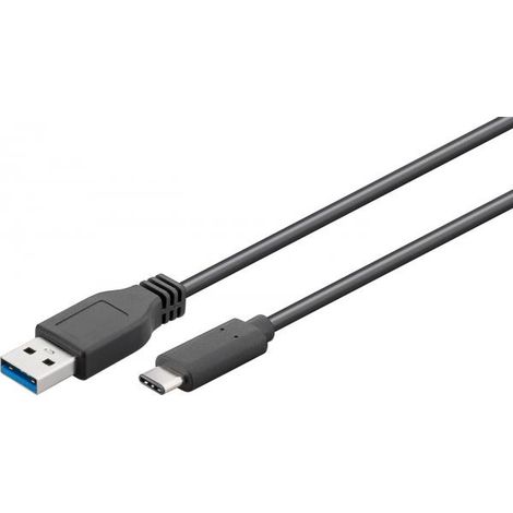 Microconnect 0,5m USB 3.1 - Cavo USB (3.0 (3.1 Gen 1), USB C, USB A, Maschio/Maschio, Destra, Destra)