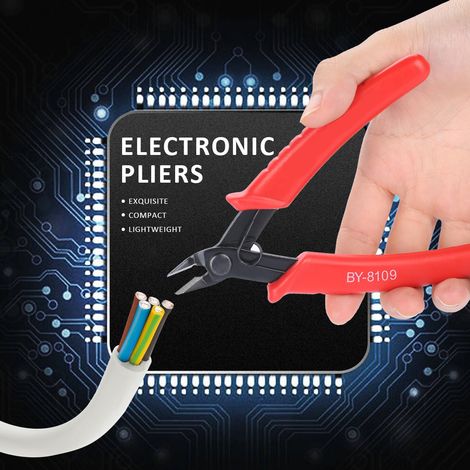 Pince coupante électronique en acier pour câbles de 0,8 à 1,6 mm² (1/5)