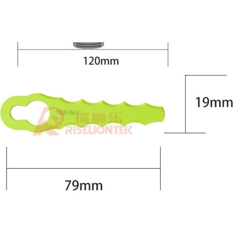 Lame De Remplacement Pour Taille-Haie - 80 Pièces - Double Dentée - Compatible Avec Têtes RAC155 RAC157 RAC158 - Longueur 67 Mm (1/5)
