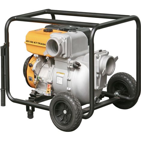 BRICOSOL MOTOBOMBA CONSTRUCCION AGUAS SUCIAS AYERBE KT 100 TRASH (1/2)