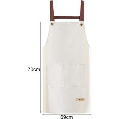 Tablier De Cuisine - Impermeable Antitache Resistant Huile - Pour Adulte Cuisine Restaurant Atelier - 1 Piece (1/3)