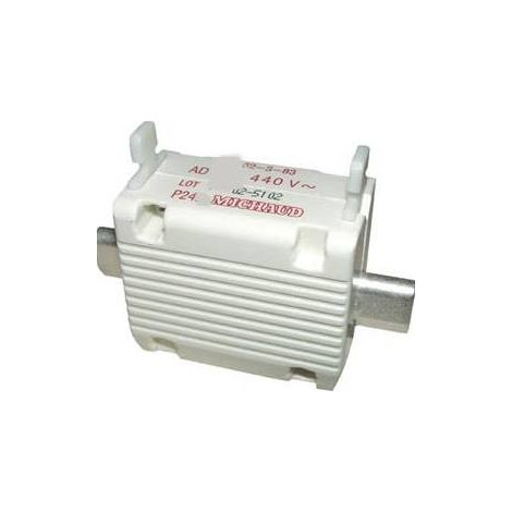 Michaud – Cartouche fusible à couteaux taille 00 AD 90A – Intensité 90A – Tension 400V – Pour disjoncteurs individuels (1/5)