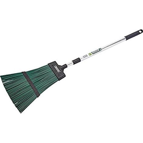 Draper 28160 Scopa Telescopica in Alluminio, Verde (1/2)