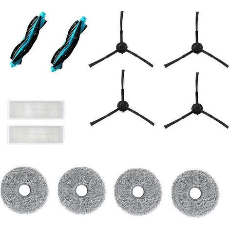 Adapté à balayeuse 11090 brosse rouleau principale latéral brosse et filtre Screen lingette pour nettoyage sac poussière (1/5)