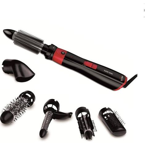 Ga.Ma, Modellatore Capelli iOn 2in1, Nero e Oro, Funzione Ionizzante