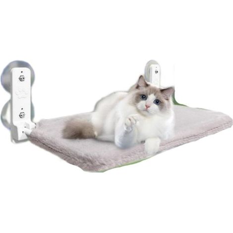 Hamaca para gatos,cama plegable para gatos,con ventosas estabilizadoras,capacidad de peso de hasta 20 kg,cama colgante para gatos con ventosas (1/5)