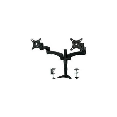 StarTech.com ARMDUAL supporto da tavolo per Tv a schermo piatto 61 cm (24") Nero Scrivania (1/5)