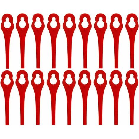 100 Ersatzmesser, kompatibel mit dem IKRA IART 2520 Rasentrimmer, Nylonmesser für IAT 20-1M