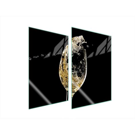 GLASSCHUTZPLATTE FÜR KÜCHE 2x35x52 WEIN (1/5)
