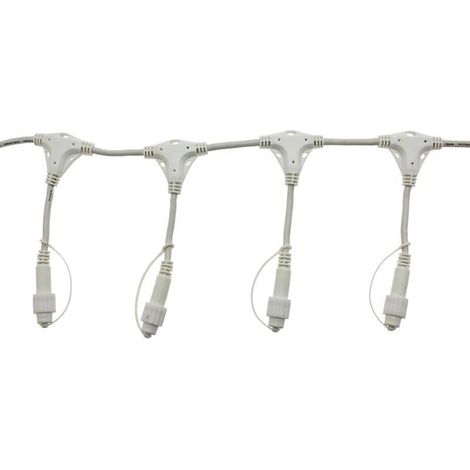 Prise rateau 2M 16 prises pour guirlande lumineuse 230V IP67 Lotti