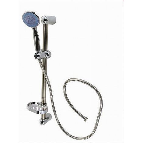 Saliscendi Doccia Bagno Con Asta Colonna Porta Sapone Doccetta Multigetto 59690 (1/3)