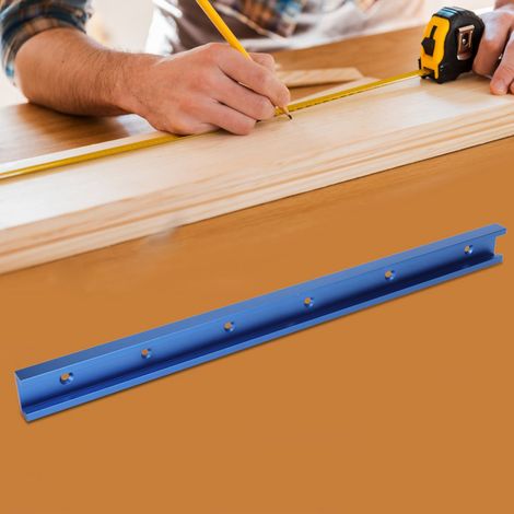 Rainure en aluminium T Track 1000mm pour table de routeur, guide d'angle de menuiserie avec rainures en T (1/5)