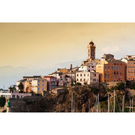 Tableau sur toile paysage Bastia 45x65 cm - Impression sur Toile Murale Décorative - Image imprimée en HD sur Toile - Toile sur Châssis en Bois FSC - Fabriqué en France (1/4)