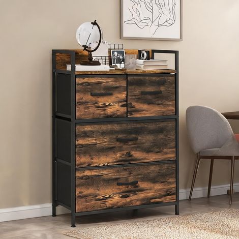Armoire de rangement en polyester acier 60 x 29 x 85 cm (1/5)