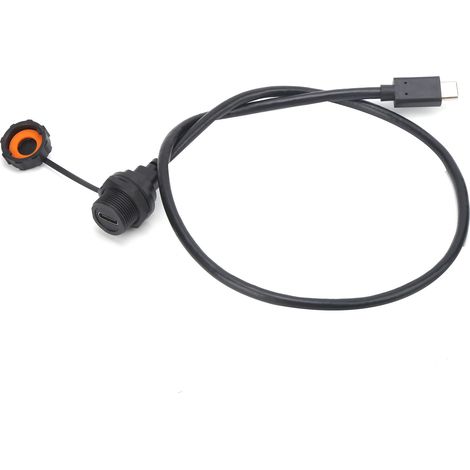 Connecteur USB étanche IP67 TYPE-C avec prise de câble E10TPCTFF/TPCAM (0,5 mètre) (1/5)