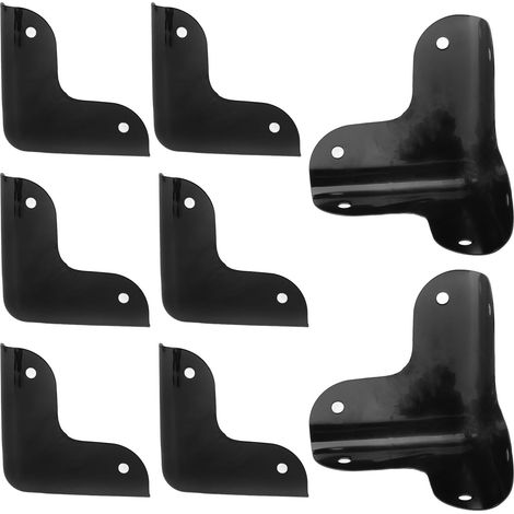 Lot de 8 Protections d'angle en Fer Rondes pour Paquet et Boîtes à Bijoux, Solide et Élégant, pour Projets DIY de Quincaillerie de Boîte (1/5)