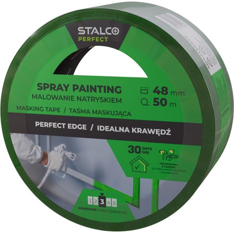 Stalco Abdeckband für Spritzlackierung 48 mm x 50 m Perfekt (1/2)