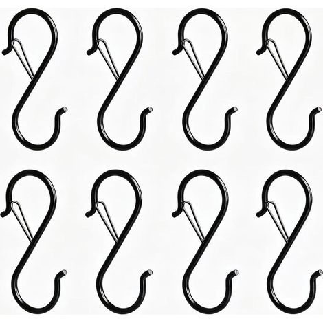8 Häkeln in S Noirs, Crochet Metallique avec Sécurité, 10 kg (1/5)