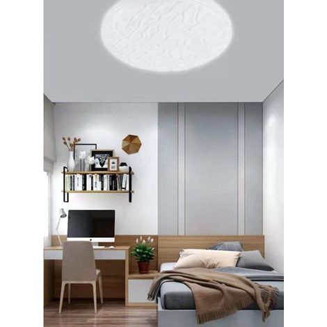 TRADE SHOP - Plafoniera Da Soffitto 45 Watt Effetto Crosta Luce Fredda 6500k Ip20 Fst-40a2535 - (1/4)