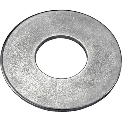 MASIDEF - 30 PEZZI - RONDELLE LARGHE INACCIAIO INOX DIN 125