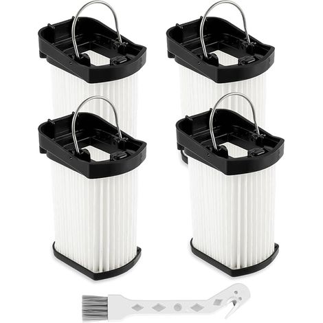 Lot de 4 Filtres de Rechange Compatible avec Aspirateur Sans Fil Shark WV270 WV270UK WV273UKT WandVac 2.0, Pièces de rechange  XFFWV400 (1/5)