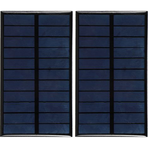 Panneaux solaires en polysilicium, Panneau Solaire DIY Panneau Solaire, Faible coût pour Le Chargement de Petites Batteries DC Affichages solaires Jouets solaires Lampes s (1/5)