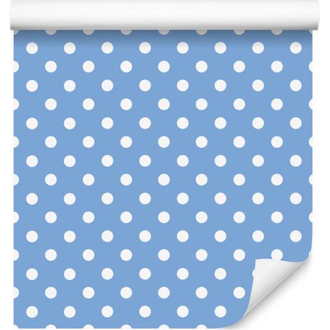 Papier peint « Points azur, Montagne azur » pour salon et chambre 50x1000 cm (1/5)