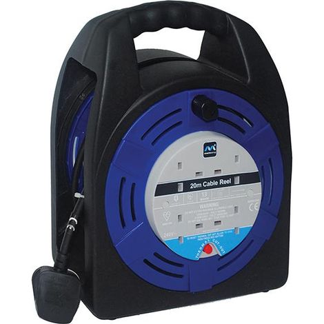 Masterplug Case Reel 240V 13A 4-Socket Thermal Cut-Out 20m MSTHBT20134R (1/3)