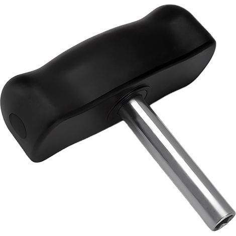 Llave hexagonal con mango en T de par fijo de 6,3 mm (1/4 de pulgada), compatible con puntas de llave neumática, manguitos adaptadores y extensiones. (1/5)