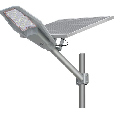 FARO LED SOLARE LAMPIONE DA ESTERNO STRADALE FARETTO LUCE NATURALE 5000K TELECOM Scegli - FP-SL05-400W