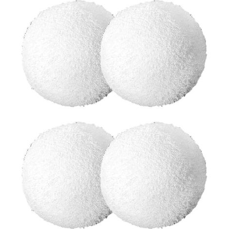 Lot de 4 balles flottantes réutilisables absorbant l'huile pour piscine, jacuzzi, spa, élimine les huiles corporelles, les cosmétiques 7.6cm (1/5)