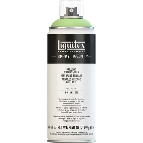 Peinture aérosol - LIQUITEX - 02431 - Vert/Jaune Brillant - 400 ML