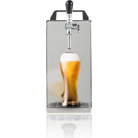 Tireuse a biere PYGMY 25 / K avec pompe à membrane, aéroréfrigérant à 1 ligne en acier inoxydable, 35 litres / h, Green Line