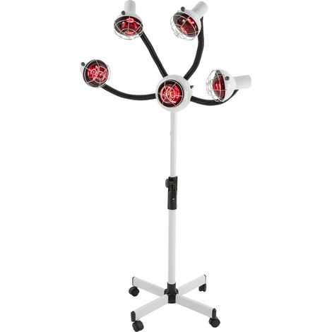 Lampe Chauffante pour Cheveux, 5 Ampoules Infrarouges, Hauteur Réglable (1/5)