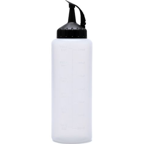 175 ml flexible Kunststoffflasche, kleine Salatdressingflasche, halbtransparenter Korpus, auslaufsicheres Design. (1/5)