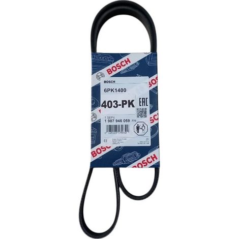 6pk1400 cinghia poly-v alternatore servizi marca bosch (1/5)
